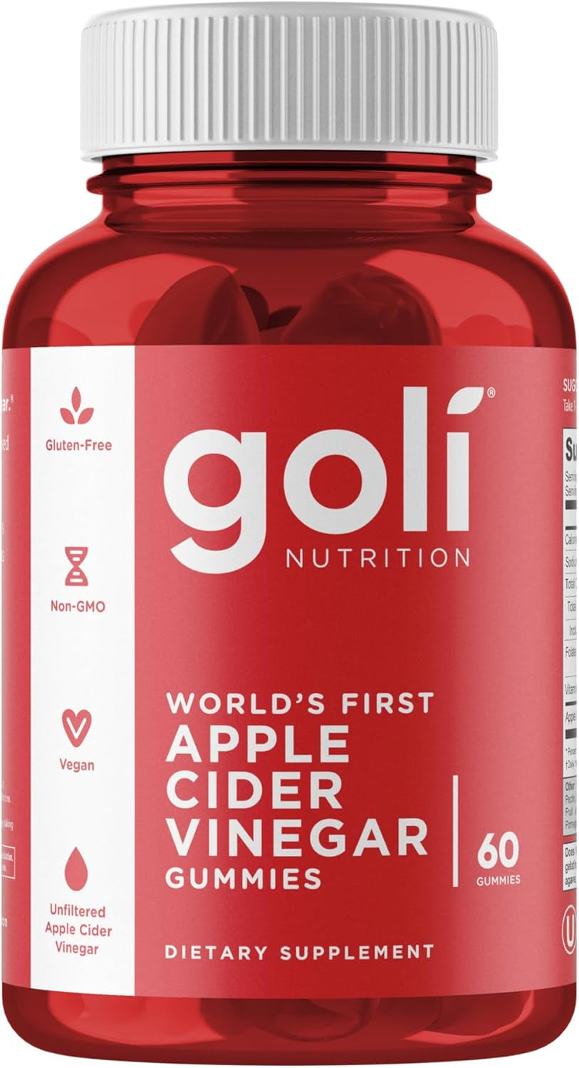 Apple Cider Vinegar Gummy Vitamins - 60 Count - Apple
