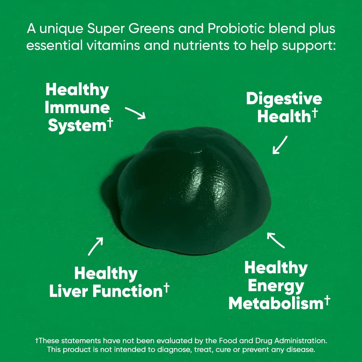 Supergreen Vitamin Gummy - 60 Count