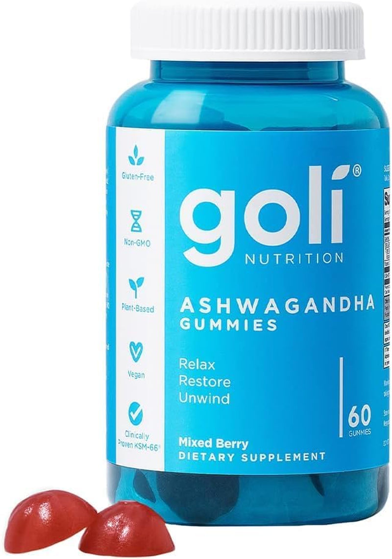 Ashwagandha & Vitamin D Gummy - 60 Count - Mixed Berry