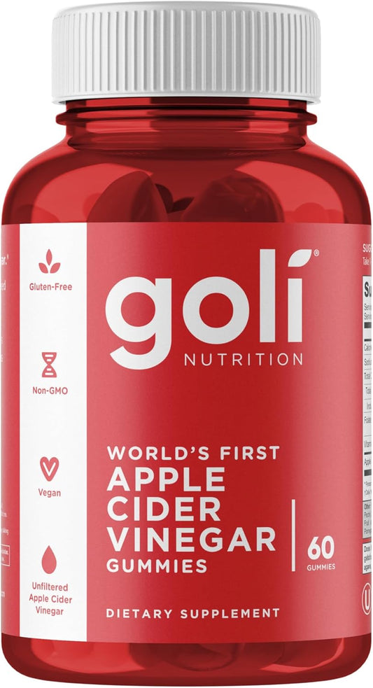 Apple Cider Vinegar Gummy Vitamins - 60 Count - Apple