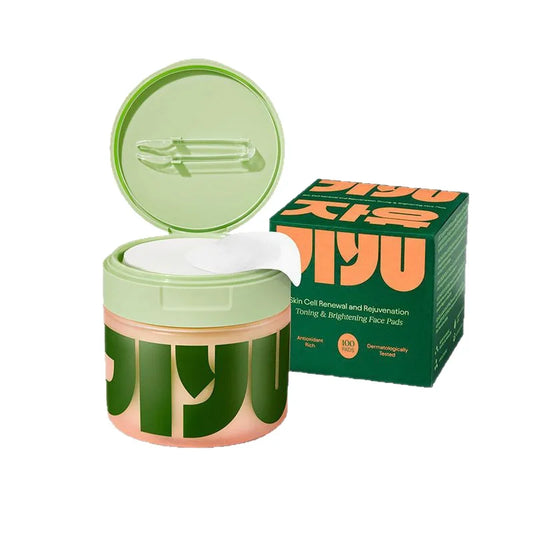 JIYU - Skincare Anti-Aging, Dark Spot & Wrinkle Minimizing Toner Pads with Snail Mucin, Centella Asiatica, Niacinamide, Peptide Complex
